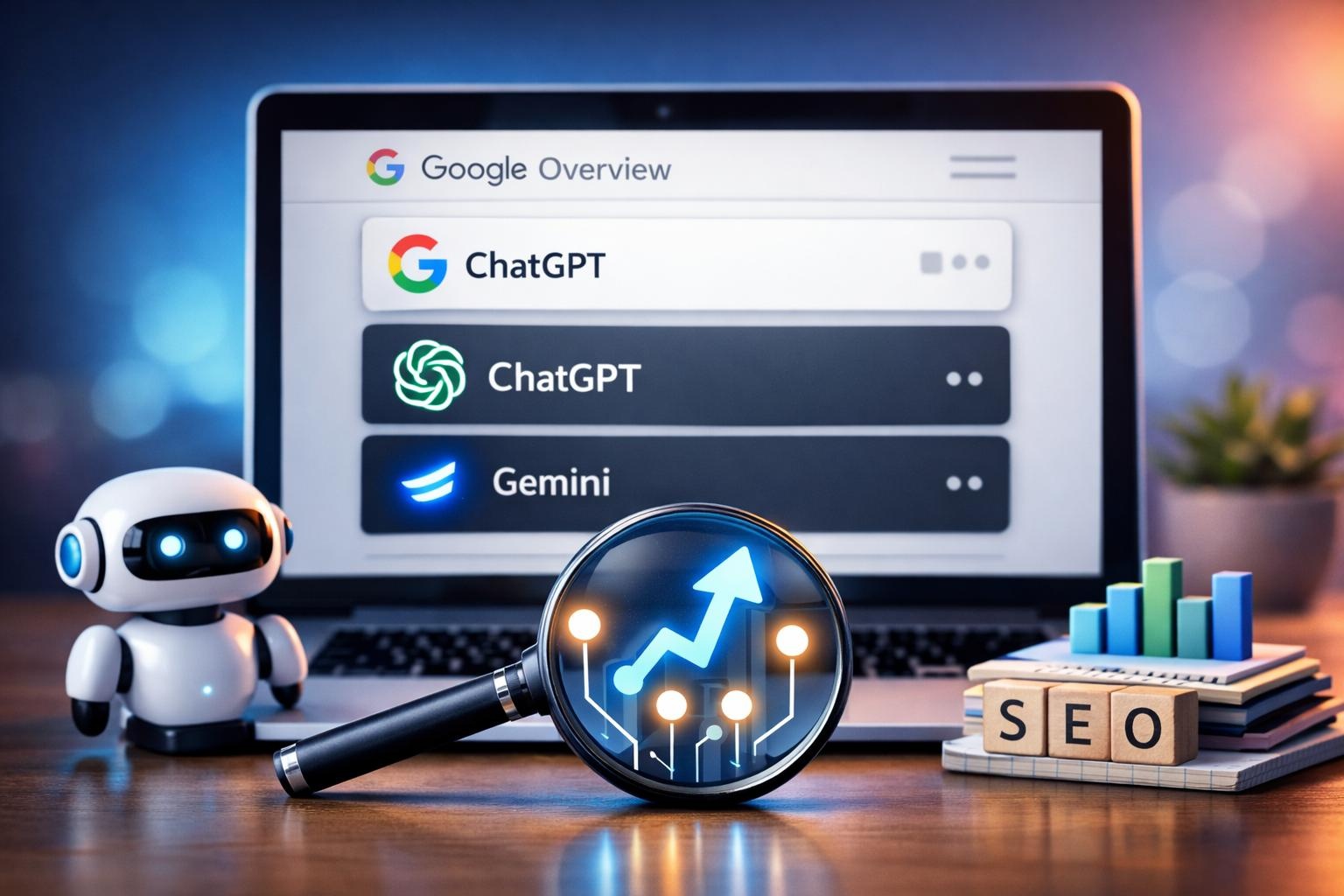 The AI Search Era - ChatGPT and Google search results side by side